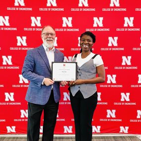 Congratulations to our Grad student Nicky, for winning the Milton Mohr award